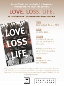 Book Launch of “Love. Loss. Life” by Monica Zwolsman