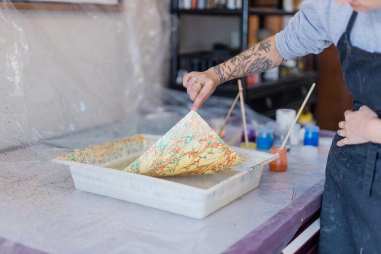 Kids Paper Marbling workshop – 12th June 2021
