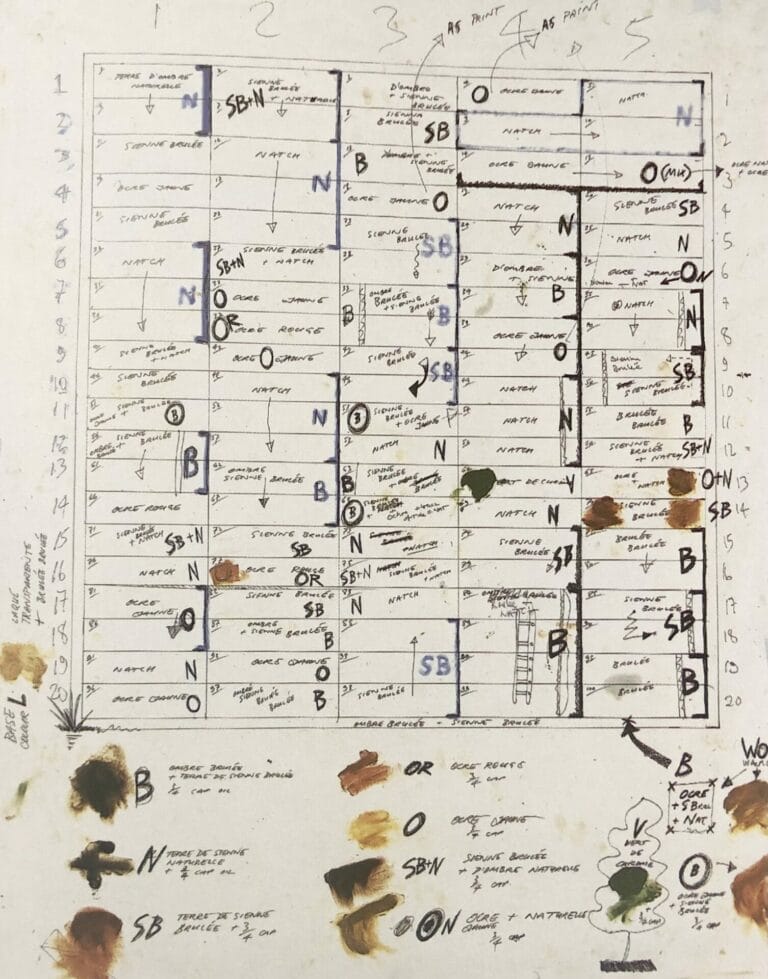 The Story of Oak Mantra by Joe Tilson, 1981.