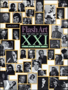 Flash Art XXI Years: Two Decades of History